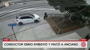 Conductor ebrio embiste y mata a anciano de 80 años en Piura. Foto y video: América Noticias