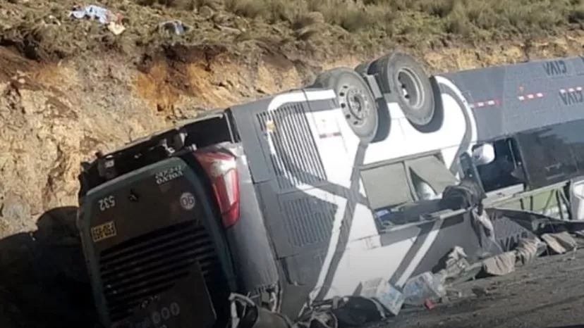 Conductor se habría quedado dormido según informe sobre el accidente del bus de Civa en Ayacucho