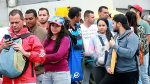 Venezolanos en el Perú. Foto: Andina