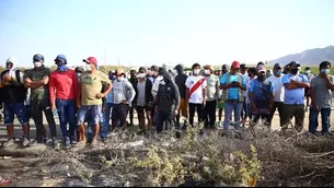 Protestas de trabajadores agrarios. Video: Canal N / Foto: El Comercio