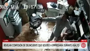 Revelan confesión de delincuente que golpeó a empresaria durante asalto. Foto y video: Unidad de investigación