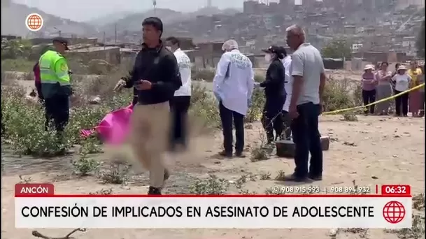 Revelan confesión en caso de adolescente asesinada en Ancón/ Unidad de Investigación Revelan confesión en caso de adolescente asesinada en Ancón/ Unidad de Investigación