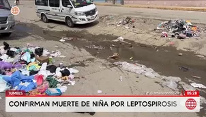 Confirman muerte de niña por leptospirosis en Tumbes. Foto y video: América Noticias