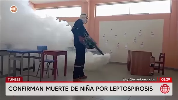 Confirman muerte de niña por leptospirosis en Tumbes. Foto: América Noticias