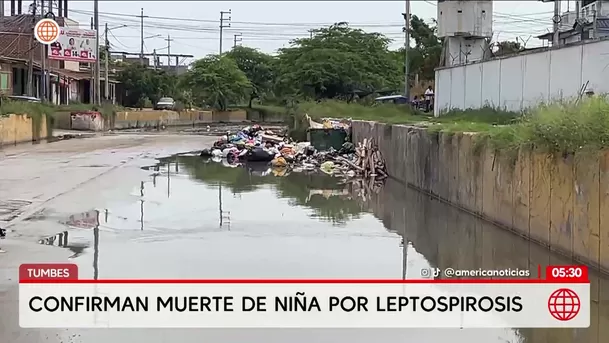 Confirman muerte de niña por leptospirosis en Tumbes. Foto: América Noticias