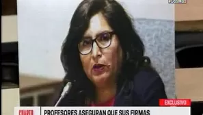 Betty Ananculi investigada por certificados de estudios irregulares. Video: América TV