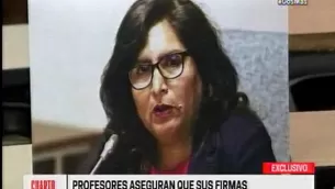 Betty Ananculi investigada por certificados de estudios irregulares. Video: América TV