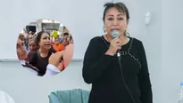 Elizabeth Medina fue abordada por manifestantes en Huánuco / Foto: Congreso