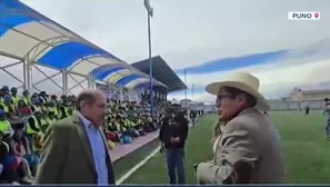 Congresista Héctor Valer empuja, insulta y escupe a periodista en Puno. / Video: Canal N