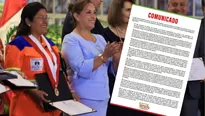 Congresista emitió un extenso comunicado luego de las críticas recibidas por reconocimiento / Foto: Presidencia del Perú