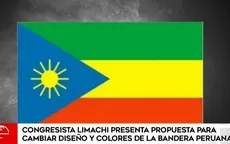 Congresista Limachi presenta propuesta para cambiar diseño y colores de la bandera peruana - Noticias de defensoría del pueblo