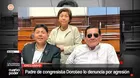 Congresista Raúl Doroteo es acusado por su padre de agresión
