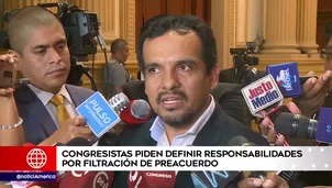 Congresistas se refirieron al acuerdo con Odebrecht. Foto: captura de TV