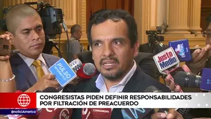 Congresistas se refirieron al acuerdo con Odebrecht. Foto: captura de TV