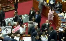 Gabinete Otárola se retiró del hemiciclo tras ser agredidos verbalmente por congresistas de izquierda  - Noticias de cuestion-confianza
