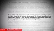 Congreso aprobó proyecto que plantea dejar sin efecto la ley de plásticos de un solo uso