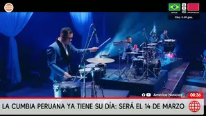 a creación del Día Nacional de la Cumbia Peruana establece el 14 de marzo / Video: América Noticias