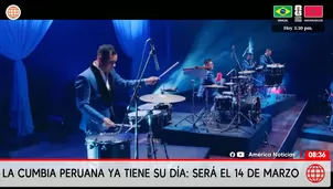 a creación del Día Nacional de la Cumbia Peruana establece el 14 de marzo / Video: América Noticias