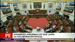 Aprueban ley que limita colaboración eficaz | Video: América Noticias