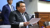 José Luna Gálvez, titular de la Comisión de Presupuesto. Foto: Congreso