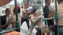 Asesor de Fuerza Popular amenazó a policía en el Congreso - Foto y video: Canal N