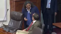 El hecho se registró durante el debate de la ampliación de la Ley de Promoción Agraria. Video: Canal N