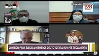 Comisión para elegir a miembros del TC votará hoy