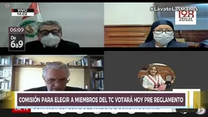 Comisión para elegir a miembros del TC votará hoy