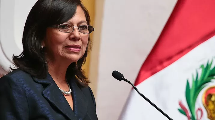 Canciller Ana María Sánchez. Foto: Andina Canciller Ana María Sánchez. Foto: Andina