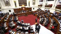 Pleno del Congreso. Foto: Congreso