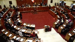 Pleno del Congreso. Foto: Congreso