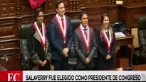 Daniel Salaverry es el nuevo presidente del Congreso.