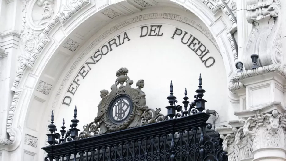 Defensoría del Pueblo. Foto: Andina Defensoría del Pueblo. Foto: Andina