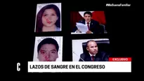 Congresistas contrataron familiares en sus despachos. Cuarto Poder