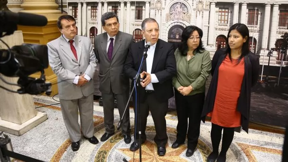 Bancada del Frente Amplio. Foto: Congreso