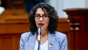 Leslie Urteaga, ministra de Desarrollo e Inclusión Social. Foto: Congreso. Video: Canal N