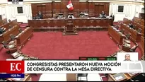 Congreso: Parlamentarios presentan moción de censura contra la Mesa Directiva. Video: América