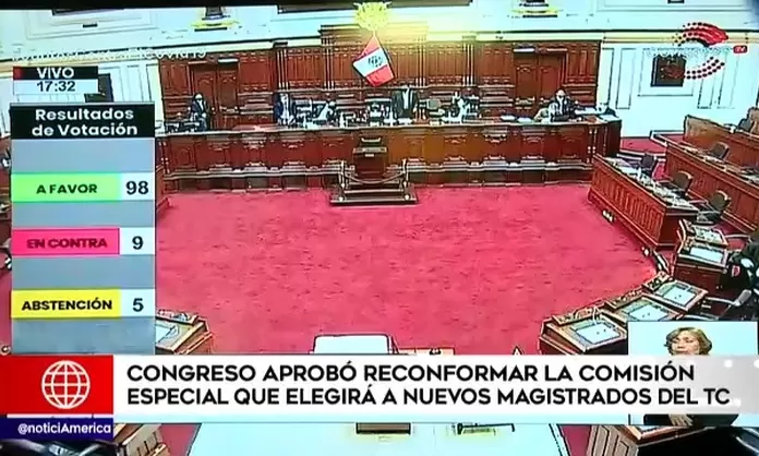 Congreso Aprobó Reconformar La Comisión Especial Que Elegirá A Nuevos Magistrados Del Tc 4467