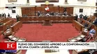 Pleno del Congreso aprobó la conformación de una cuarta legislatura