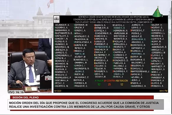 Pleno aprobó que la Comisión de Justicia investigue a la JNJ por 10 días - Foto: Congreso