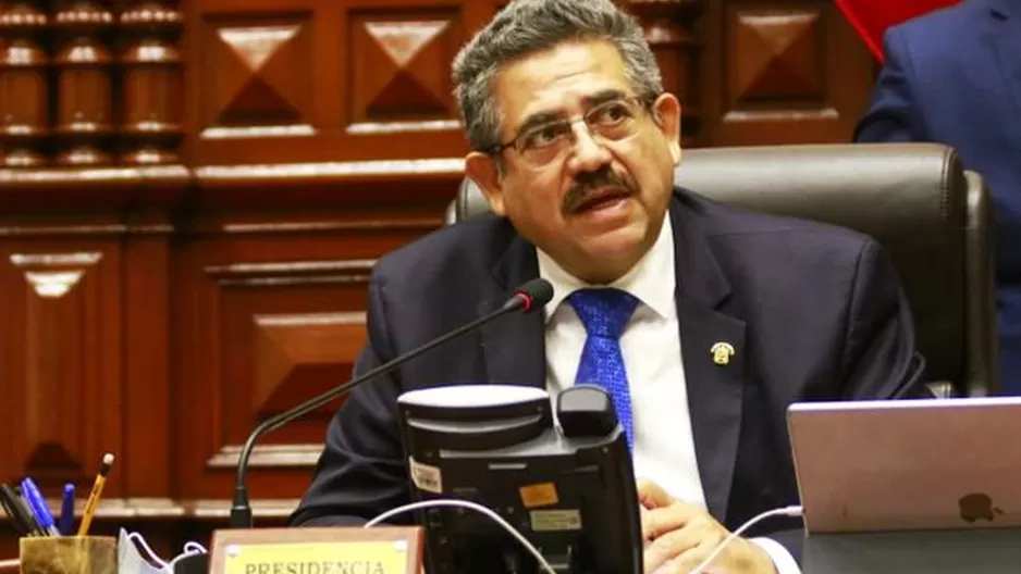 Titular del Congreso, Manuel Merino de Lama, convocó a la sesión. Foto: Congreso