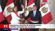 Congreso: Presentan moción de interpelación contra ministro del Interior