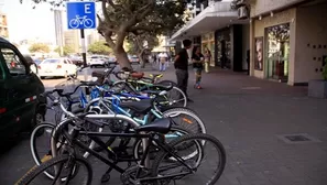 Estacionamiento de bicicletas en San Isidro. Foto: Andina