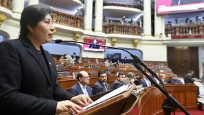 Congreso debate informe que propone inhabilitar a Betssy Chávez. Foto: Congreso. Video: Canal N