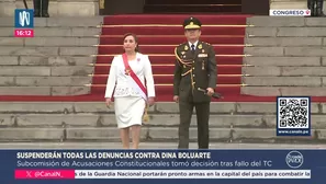 Suspenderán todas las denuncias contra Dina Boluarte