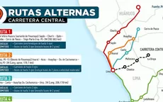 Conoce las cuatro rutas alternas a la Carretera Central para evitar los bloqueos - Noticias de Paloma Fiuza