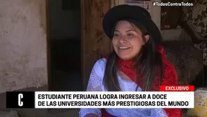 Estudiante peruana logra ser admitida en Stanford. Foto: América TV