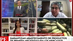 Lista de alimentos. Foto-Video: América Noticias