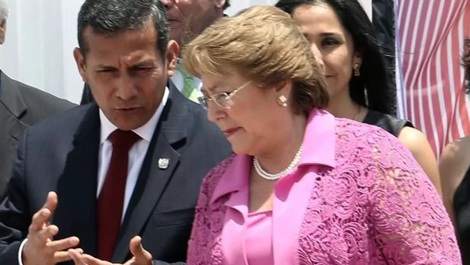 Ollanta Humala y Michelle Bachelet. Foto: Archivo El Comercio