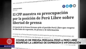 El CPP alerta de una amenaza a la libertad informativa 